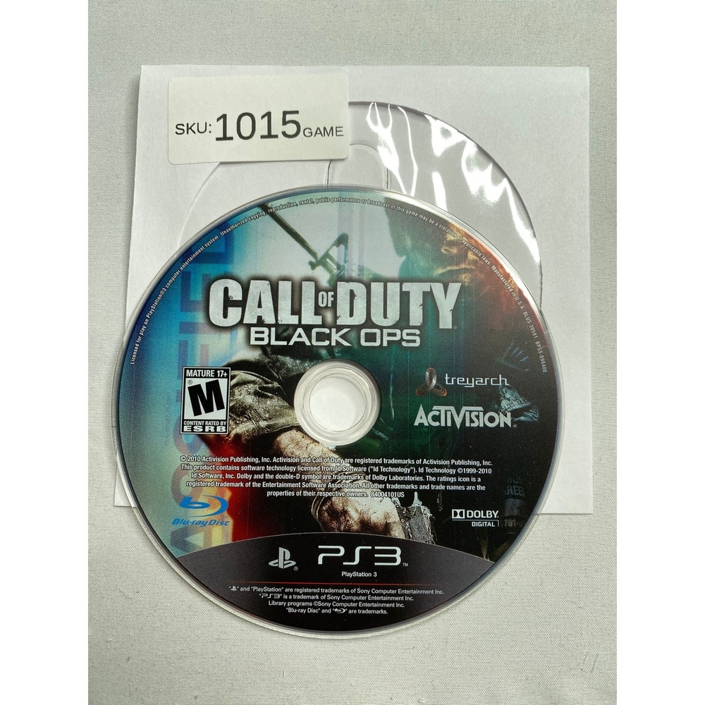 Call of Duty Black Ops Sony PlayStation 3